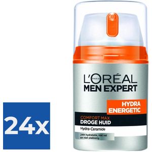 L’Oréal Paris Men Expert Hydra Energetic Dagcrème - 50 ml - Voordeelverpakking 24 stuks