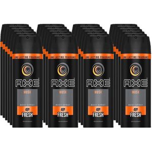 Axe Deospray - Musk 150 ml - Voordeelverpakking 24 stuks