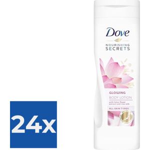 Dove Nourishing Secrets Glowing Ritual Bodylotion - 400 ml - Voordeelverpakking 24 stuks