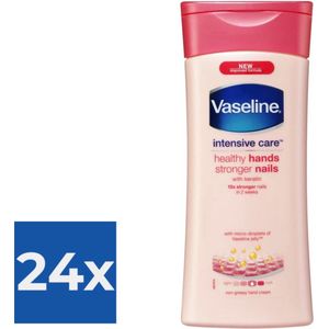 Vaseline Handcreme - Healthy hands & stronger nails 200ml - Voordeelverpakking 24 stuks