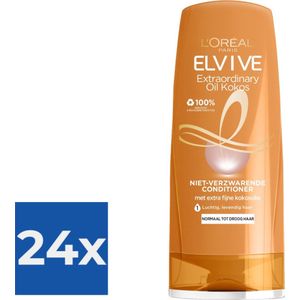 L’Oréal Paris Elvive Conditioner - Extraordinairy Oil Kokosolie - 24 x 200 ml