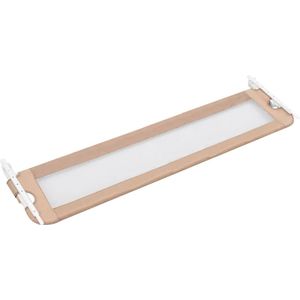 vidaXL Bedhekje - Bedhekjes - Bed Rail - Bed Rails - Bedhekje peuter 180x42 cm polyester taupe