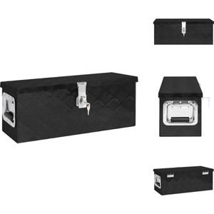 vidaXL Opbergbox - Aluminium - 60 x 23.5 x 23 cm - Roestbestendig - Gereedschapskoffer