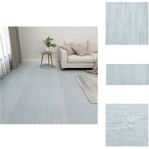 vidaXL Vloerplank - Vloerplanken - Vloertegel - Vloertegels - Vloerplanken zelfklevend 55 st 5,11 m² PVC groen