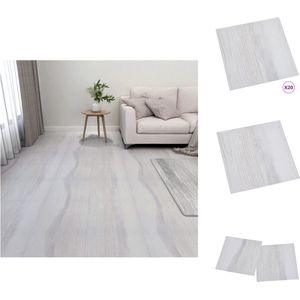 vidaXL Vloerplank - Vloerplanken - Vloertegel - Vloertegels - Vloerplanken 20 st zelfklevend 1,86 m² PVC lichtgrijs