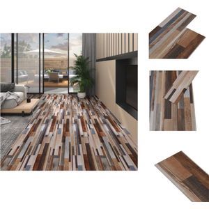 vidaXL Vloerplanken - Vloerplanken - Vloertegels - Vloertegels - Vloerplanken niet-zelfklevend 5,26 m² 2 mm PVC meerkleurig