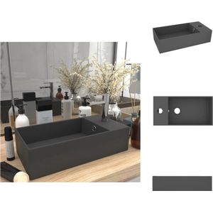 Sapho Isvea - Opbouw wastafel 60x40 cm, kraangat, wit 10NF65060