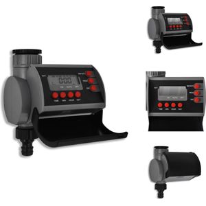 vidaXL Timer - Timers - Automatische Irrigatie Water timer + Display (1 uitgang)