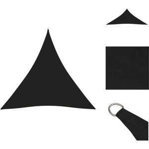 vidaXL Zonnezeil - Zonnezeilen - Zonnedoek - Zonnedoeken - Zonnescherm driehoekig 4x4x4 m oxford stof zwart