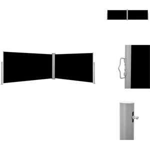 vidaXL Zijluifel Tuin - 160 x (0-600) cm - Uittrekbaar - Windscherm (tent)