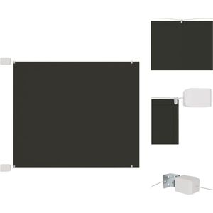 vidaXL Verticale Luifel - Verticale Luifels - Luifel - Verticaal Scherm - Luifel verticaal 60x420 cm oxford stof antracietkleurig