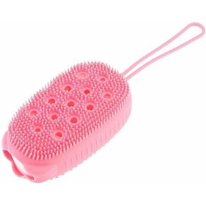 Borvat® | Badborstel | Uitrekbare Body Borstel | Dubbelzijdige Rugborstel | Scrubborstel Doucheborstel | Dubbelzijdig Bath Body Brush Siliconen | Body Scrubber Douche Spons Loofah Borstel Voor Diepe Reiniging Massage Exfoliërende