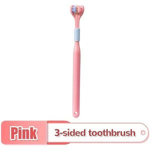 Borvat®, 3D Ultrazachte tandenborstel, 1 stuk, Diep reinigende mondverzorging voor volwassenen met tongschraper