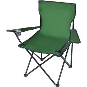 IBBO® - Campingstoel – Opvouwbare kampeerstoel – Vouwstoel – Strandstoel – Tuinstoel – Camping – Visstoel – Belastbaar tot 100 kg – Groen