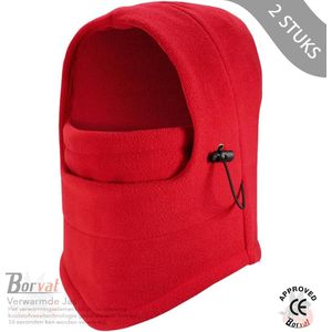 Joyoldelf bivakmuts gezichtsmasker beanie capuchon fleece muts