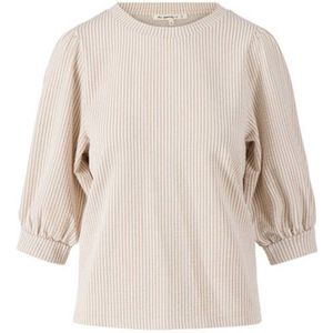 Zusss - Top - Crème - Katoen - Rechtvallende Pasvorm