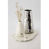 Zusss - Stylingbord - Keramiek - Wit/Zilver