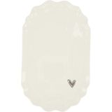 Zusss - Stylingbord - Keramiek - Wit/Zilver