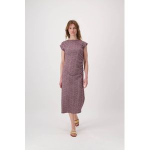 Zusss - Zomerjurk - Roodbruin - Korte Mouwen - Midi