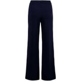 Zusss - Straight Regular Waist Pantalon - Donkerblauw