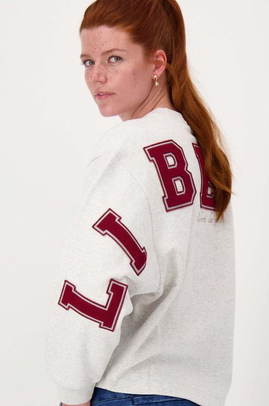 Zusss - Sweater - Grijs - Oversized Pasvorm