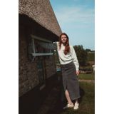 Zusss - Gebreid Vest - Grijs Melange