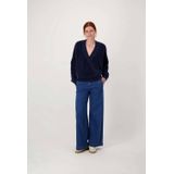 Zusss - Wikkel Trui - Blauw - Fluffy Garen