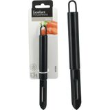 Excellent Houseware Kook/keuken gerei - schil/aardappelschilmes - zwart - RVS - 20 cm