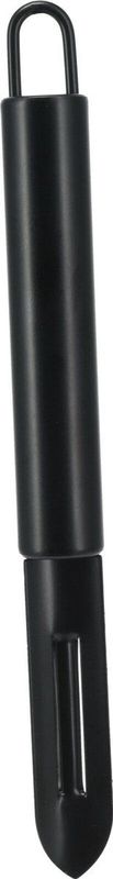 Excellent Houseware Kook/keuken gerei - schil/aardappelschilmes - zwart - RVS - 20 cm