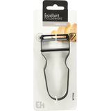 Excellent Houseware Kook/keuken gerei - schilmes/dunschiller - zwart - RVS - 11 x 5 cm