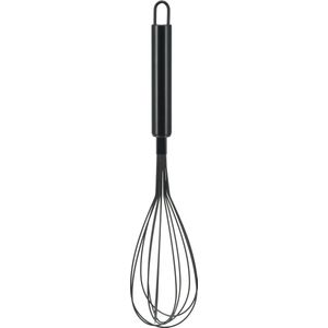 Excellent Houseware Kook/keuken gerei - kookgarde/opklopper - zwart - RVS - 29 cm