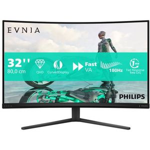 Philips - 32M2C3500L - Monitor - Gebogen - QHD - 180Hz - Fast VA
