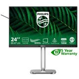 Philips - 5000 Series - Computer Monitor - Zwart - LCD - 60,5 cm (23.8") - Full HD