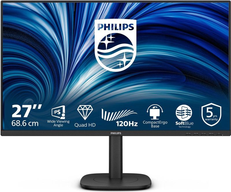 Philips 27B2N3500J - Monitor - 27 inch - 2560 x 1440 pixels - IPS - 120 Hz