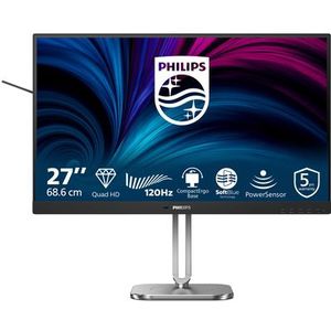 Philips - 4000 Series 27B2N4500/00 - Computer Monitor - Grijs - 68,6 cm - 2560 x 1440 Pixels - Quad HD - LCD
