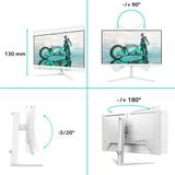 Monitor - 260 Hz - HDR400 - In Hoogte Verstelbaar - Vermindert Flikkering