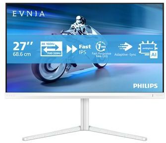 Philips - Evnia 5000 series 27M2N5901A - Gaming Monitor - 27 inch - 4K - Dual-Mode - 160Hz - 320Hz - USB-C 65W