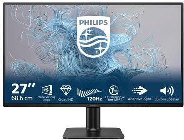 Philips - 27E2N2500 - Monitor - Quad HD - 2560 x 1440 - IPS