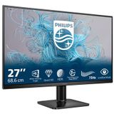 Philips - 1000 series 27E2N1500L/00 - Computer Monitor - Zwart - 68,6 cm - 2560 x 1440 Pixels - Quad HD - LED