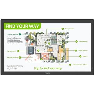 Philips - 55BDL3751T - LED-TV - 54,5 inch - 4K Ultra HD - Capacitive Touchscreen