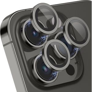 2-PACK | iPhone 15 PRO Camera Lens Protector | (Kleur Zwart) | Premium Tempered Glass Shield, Ultra-Clear, Scratch-Resistant, Easy to Apply