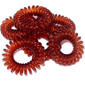 Kabelelastiek klein transparant bruin