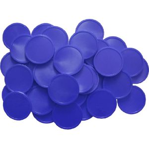 XXL Verpakking: CombiCraft Blanco munten / Consumptiemunten Donkerblauw - Ø29mm - 3000 stuks