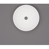 Waskom BWS Dorn 40X40X15cm Rond Solid Wit Glans