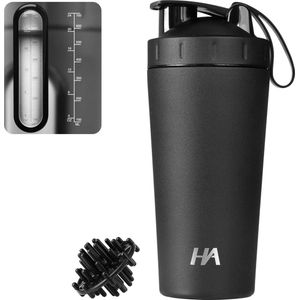 Hanamura Shakebeker - Proteïne Shaker - RVS - BPA vrij - 700mL