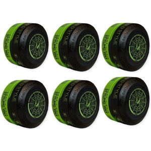 Gold Style Fibre Aqua Green Web Pomade - Styling Wax 4 - 900ML - Haar wax Mannen - Styling Wax