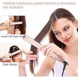 Keramische Stijltang - Baard Styler - Straightener - Elektrische baardkam - Automatischische uitschakeling - 160 C tot 230 C graden instelbaar