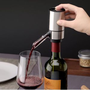 Wijnbeluchter - Dispenserpomp - Decanter - Wijn Accessoires - Zilver