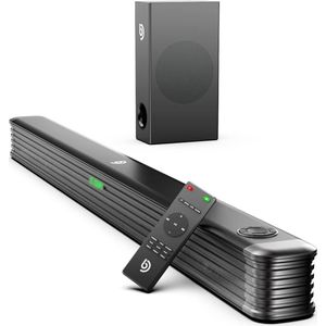Soundbar - 2.1 Kanaal - Met Subwoofer - Geschikt Voor TV - Bluetooth 5.0 - Inclusief Afstandsbediening