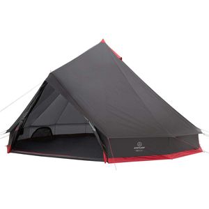 Tipi Tent - Geschikt Voor 12 Personen - Camping - Familie Tent - Piramide - 600 x 600 x 350 cm - Kampeertent - Donkergrijs
